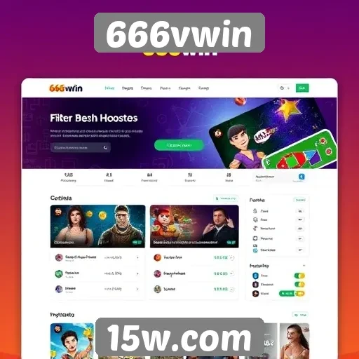 Análise da interface do usuário do site 666vwin